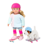 Posable Pro Skater Pup