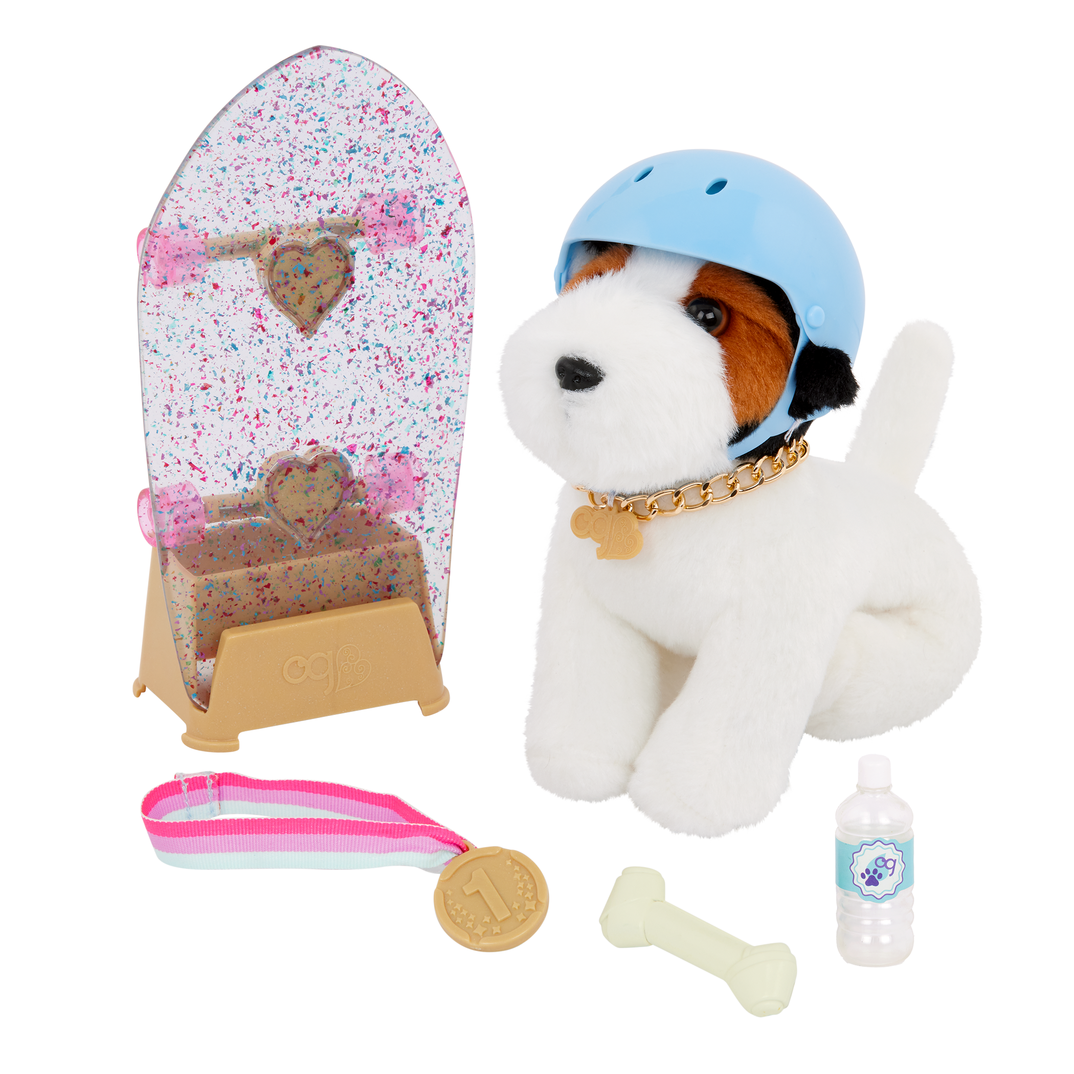 Posable Pro Skater Pup